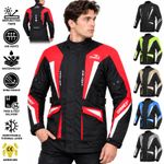 Dimex Mens Motorcycle Waterproof Cordura Textile Jacket Coat Motorbike Armours
