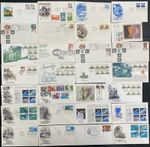 lot of 171 mixed cachet First Day covers & cards Colorano, Ellis, Olympics, PL#