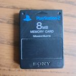 Official Sony Playstation 2 PS2 Memory Card 8MB Black Retro Genuine Storage VGC
