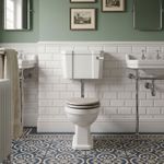 Hudson Reed Richmond Comfort Height Low Level Toilet with Cistern & Flush Pipe