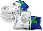 Antibacterial Premium Adult Body Cleansing Wipes 72 per  Packs (216 Wipes) Rinse