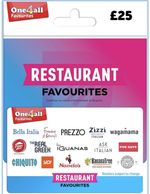 One4All Restaurant Favourites Gift Card £25 FAST AND FREE DRLIVERY