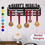 Custom Medal Holder Display Wall Rack Your Achievement with a Personalised Touch