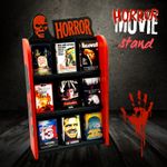 Miniature Horror Movie Stand with 9 Scary Movies or Choose Your Own Titles!