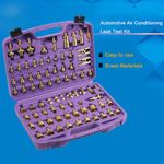 Car Air Conditioning Leak Tester Kit 77pc Auto A/C Compressor Leak Detector Tool