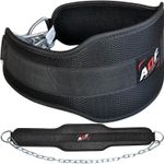 AQF Dipping Belt with Chain Heavy Duty Weightlifting Dip Belt for Pull Ups & Gym