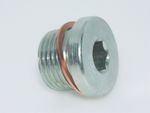 M18 x 1.5mm O2 Oxygen Sensor Port Blanking Bolt Hex Head with Sealing Washer