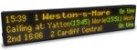 Real station audio! Train Departure Board 60cm live Rail, Tube, Tram & Bus gift