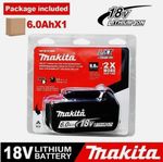 Genuine Makita 18V 6.0Ah Li-ion Lithium-Ion Battery BL1860B BL1850 BL1840 LXT UK