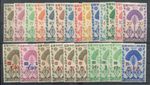 Madagascar 1943 Yvert 265-278, 286-287, 290-297 ** MNH (F0851