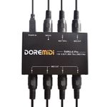 DOREMiDi MIDI THRU-6 Pro Box 1-In 6-Out Splitter Hub with MIDI Filter & USB MIDI