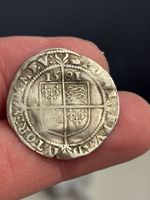 Elizabeth I Silver Hammered 6d Sixpence (1591)