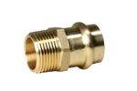 25 Pack XFITTING 3/4" Press Male Adapter, Lead Free Brass, 3/4" Press Fit Male