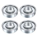 4 Pcs 5/8" ID 1-3/8" OD Radial Bearings 15/32" Thickness 1-1/2" Step OD