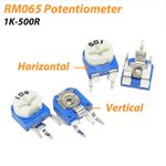 Small Variable Resistor Trimmer Potentiometer RM065 Horizontal/Vertical 27 Value