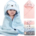 Cartoon Animal Baby Hooded Bath Towel Soft Newborn Swaddle Blanket