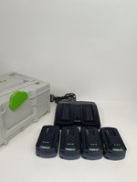 Festool SYS 18V 4xHP5.0/TCL 6 DUO Charger Set Systainer 3 