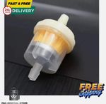 Inline Fuel Filter 6mm 1/4" for Motorcycle Mower Generator Small Engine Petrol