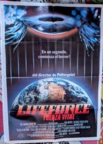 Lifeforce Original Spanish One Sheet Poster 