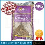 HORTICULTURAL POTTING GRIT 4KG GRAVEL LIME FREE SOIL DRAIN GARDEN POT NEW VITAX
