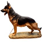 1982 BORDER FINE ARTS GERMAN SHEPHERD DOG  ALSATIAN