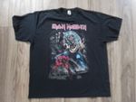 IRON MAIDEN TOUR T SHIRT THE BOOK OF SOULS WORLD TOUR 2016 XXL NEW DEADSTOCK