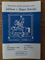 8 JAN 1972 JED-FOREST v GLASGOW UNIVERSITY