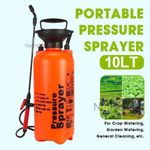 Pressure Sprayer 10Litre Garden Portable Hand Pump Chemical Weed Spray Bottle UK