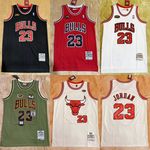 Men's Bulls 23 Short Sleeve Top Stitched 98 Finals SIZE S-2XL