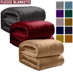 Luxury Thick Mink Blanket Large Faux Fur Fleece Sofa Bed Throw Couch Warm Soft