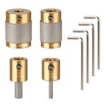 1/8"-1" Diamond Grinding Bits 4Pcs Made for Stained Glass Working Projects