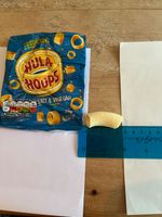 Long salt and vinegar hula hoop crisp 46mm super rate collectable 