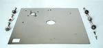 Linn LP-12 top plate, Upgrade Vinyl Passion Orpheus Brushed Stainless finish 