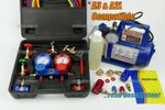 A3 A2L Car Automotive R12 R134a R437a R1234yf AC Gauges kit refill recharge tool