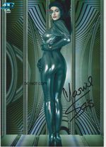 MARINA SIRTIS "Borg Queen" A4 autograph photo