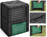 300L Composter Bin Organic Eco Waste Compost Converter Garden Bin Tidy Rotatable