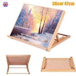 Adjustable Wooden Artist Workstation A3 Drawing-Board Easel Art Craft Table-Desk