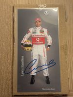 Lewis Hamilton Vodafone McLaren Mercedes Formula 1 Hand Signed Driver Card