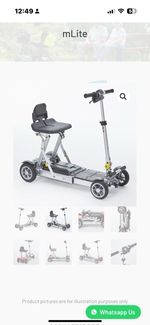 M Lite Power Scooter. Electric Scooter.