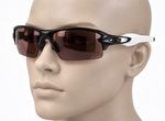 Oakley Sunglasses FLAK 2.0 XXL Matte White Black Prizm Dark Golf Rose Case