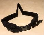 New Black Sports Utility Belt - 92cm exc front fastener - Airsoft Paintball