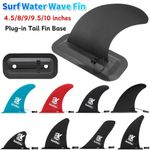 Paddle Board Fin - 9" Replacement sup fin - iSUP/Canoe/Kayak etc Shipped UK