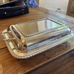 Vintage Silverplate serving tray Covered Dish EPNS CJ & Co 
