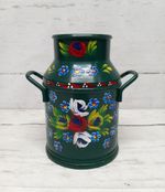 Vintage Barge Ware Mini Milk Churn Jug Gypsy Art Painted at Tipi Valley in Wales