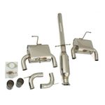 RD3833 2.5" CARBON STAINLESS CATBACK EXHAUST FOR BMW MINI R53 COOPER S 1.6 00-06