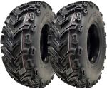 24x8.00-11 Quad ATV Tyres 6ply Wanda E-Marked Road Legal Tubeless 41J (Set of 2)