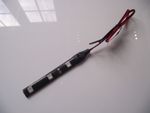 Strip LED red brake light additional rain light acu wet race light 3 SMD 