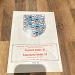 European Under 21 Championship Programme England U21 v Yugoslavia U21