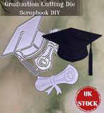 SMALL Graduation Hat Cutting Die Stencils Stamp Die Embossing Craft Scrapbooking