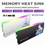 ARGB DRAM Heatsink – 5V-3Pin Aluminum Cooling Vest for DDR3/4/5